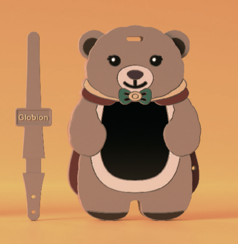 Bear doodle pad