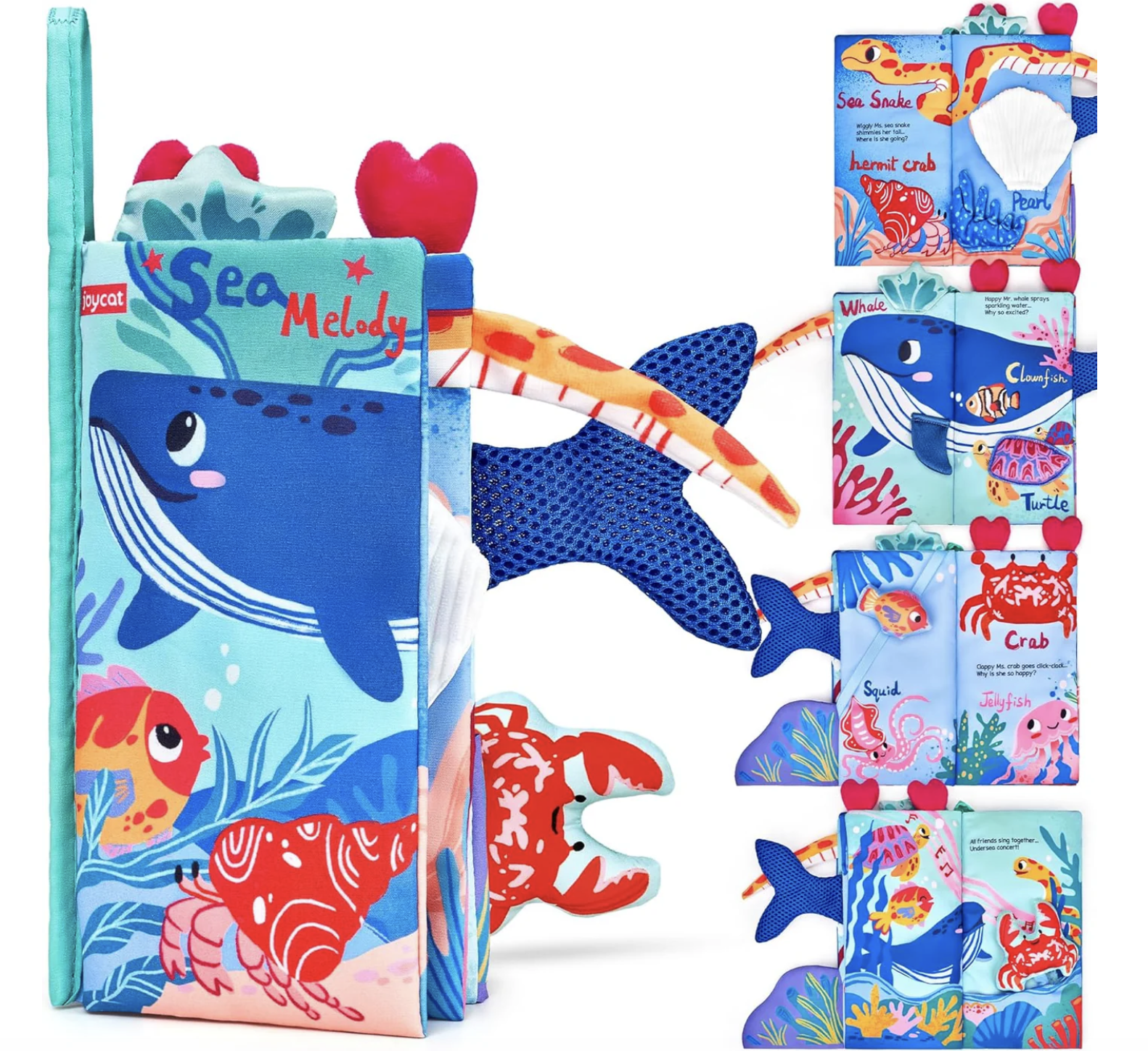 JoyCat Sea Melody Cloth Book
